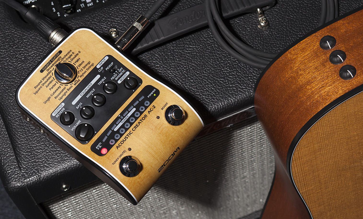 Zoom AC-2 Akustik Creator Efekt Pedalı | doremusic