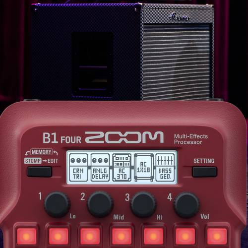 Zoom B1 FOUR Bass Multi Efekt Proses r